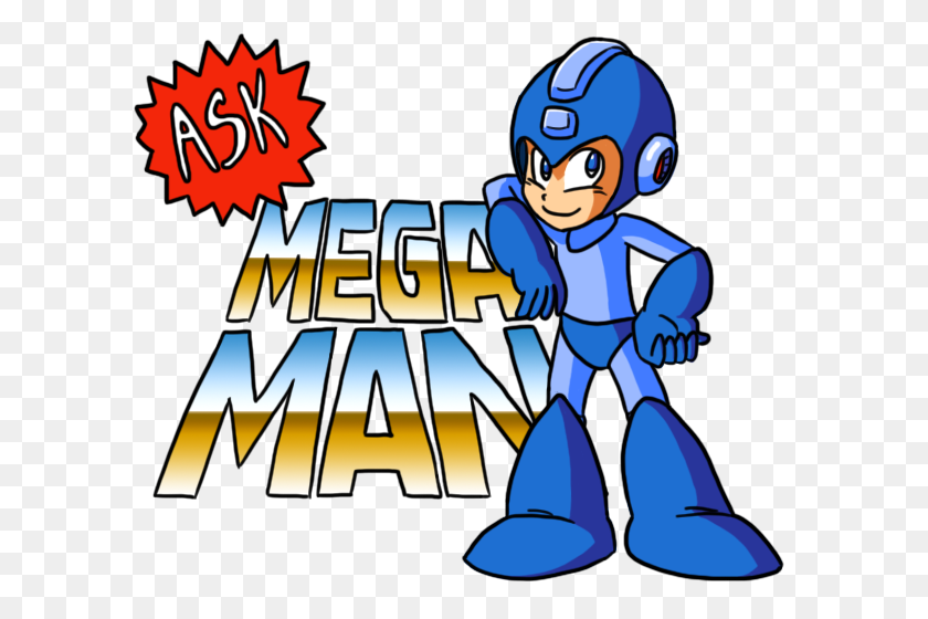 600x500 Ask Mega Man - Megaman PNG