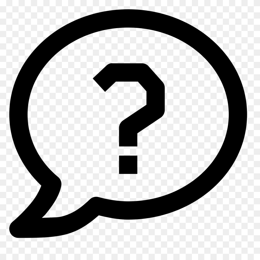 1600x1600 Ask Question Icon - Question Emoji PNG