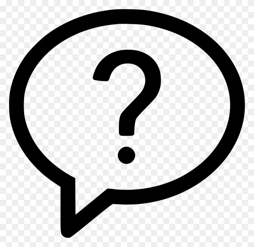 980x950 Ask Question Png Icon Free Download - Question PNG