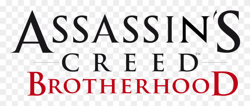 2000x764 Assassin's Creed Brotherhood Logo - Assassins Creed Logo PNG
