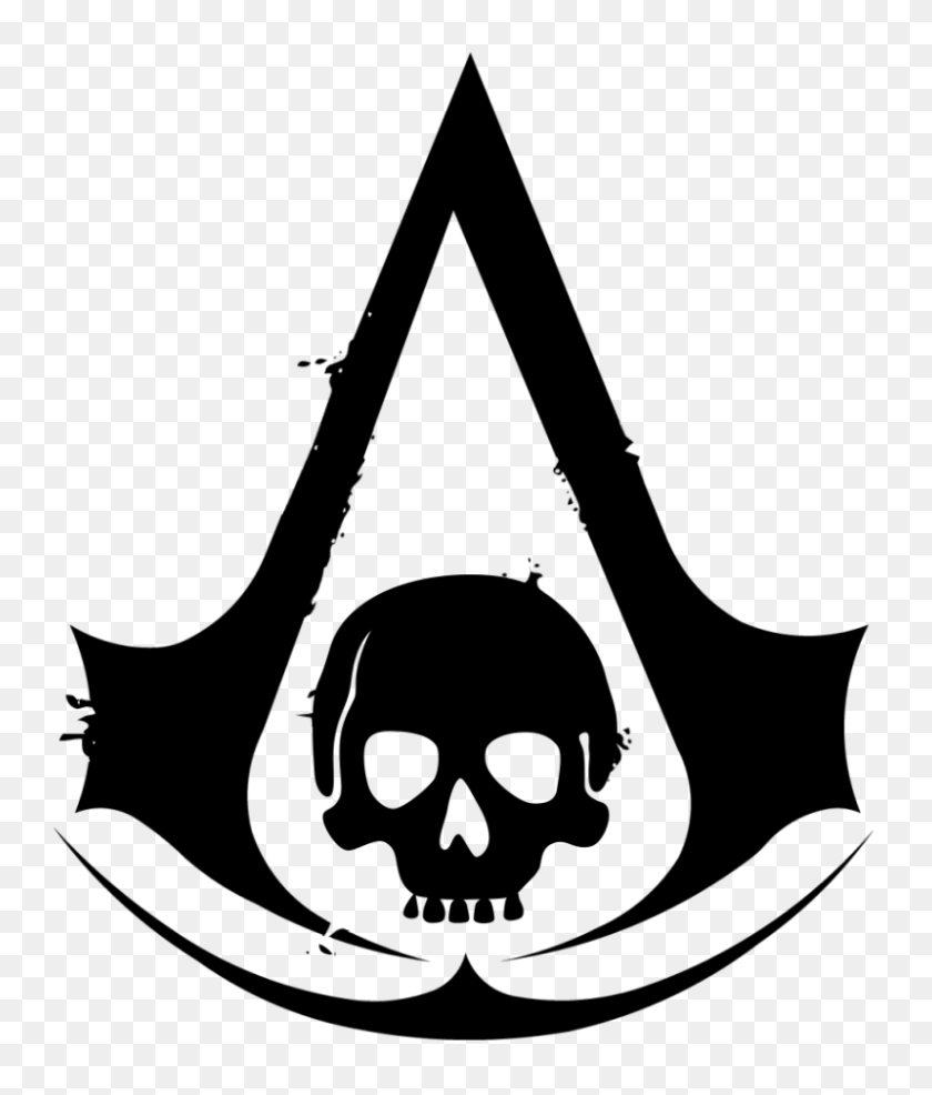 800x950 Assassin's Creed Iv Caribbean Insignia - Assassins Creed Clipart