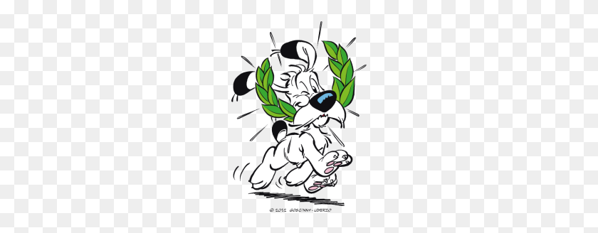 190x268 Asterix Obelix Dogmatix Laurel Wreath - Laurel Wreath PNG