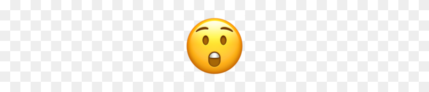 120x120 Astonished Face Emoji - Shocked Face PNG