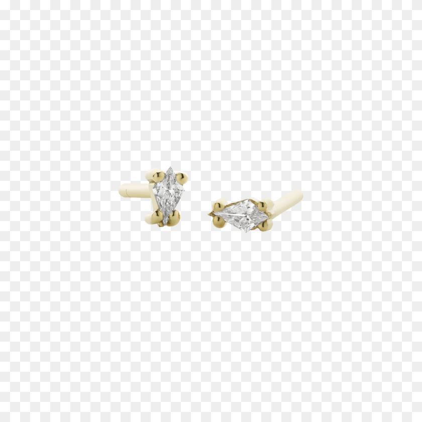 1024x1024 Астральные Серьги-Гвоздики Meadowlark Jewellery - Бриллиантовые Серьги Png