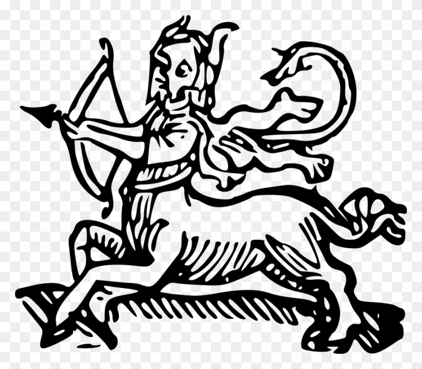 868x750 Astrology Astrological Sign Zodiac Sagittarius Art - Sagittarius Clipart