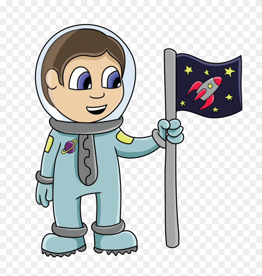 800x849 Astronaut And Moon Clipart - Astronaut Clipart