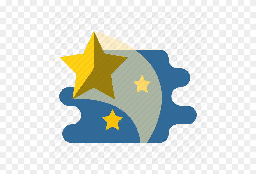 512x512 Космонавт, Астрономия, Атмосфера, Ночь, Падающая Звезда, Космос - Падающие Звезды Png