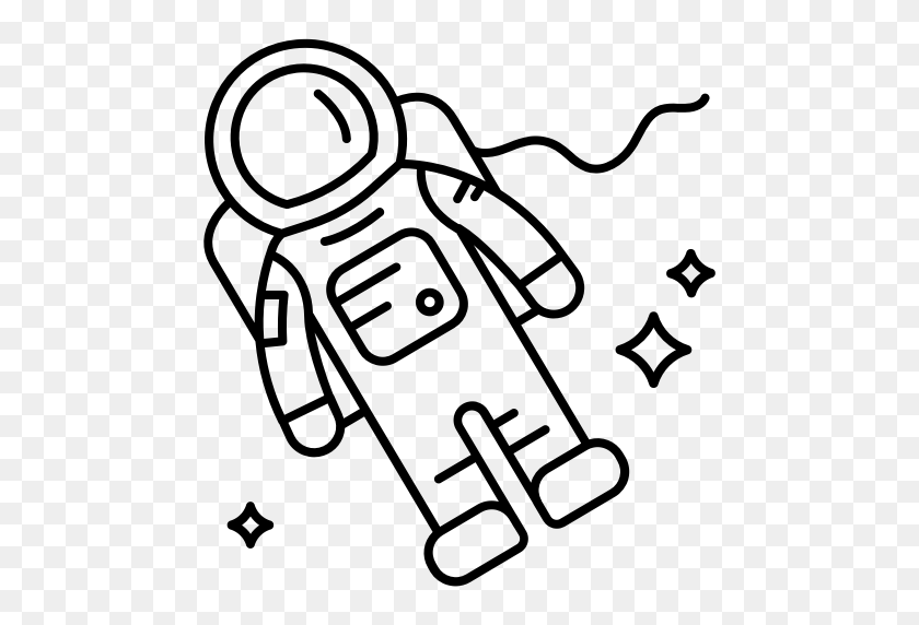 512x512 Astronauta, Astronomía, Casco, Espacio, Traje Espacial, Estrellas, Icono De Traje - Traje Espacial Png