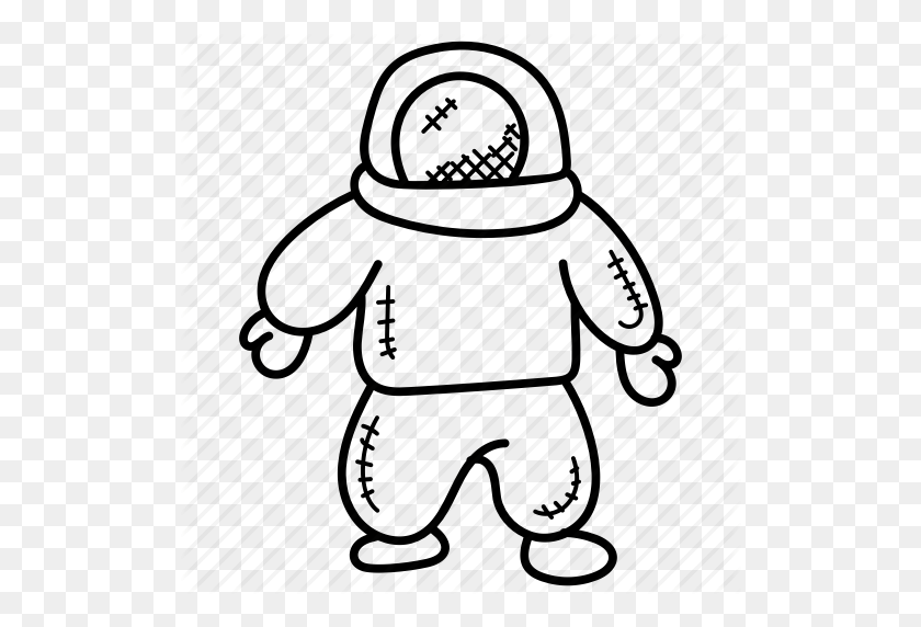 512x512 Astronaut, Cosmonaut, Exploration, Space, Spaceman Icon - Astronaut Black And White Clipart