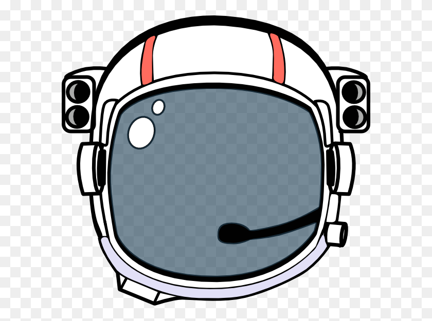 600x565 Астронавт Шлем Картинки - Космическая Станция Клипарт