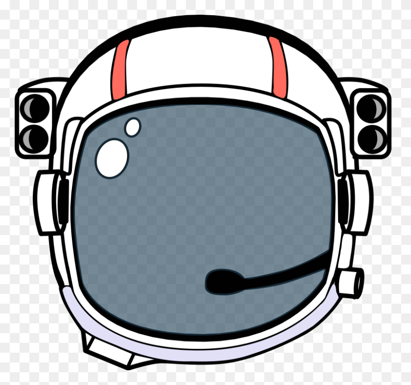 800x745 Astronaut Helmet Clip Art - Astronaut Clipart