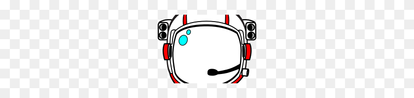 200x140 Клипарт Шлем Космонавта Шлем Космонавта Клипарт Космическое Пространство - Космический Костюм Клипарт