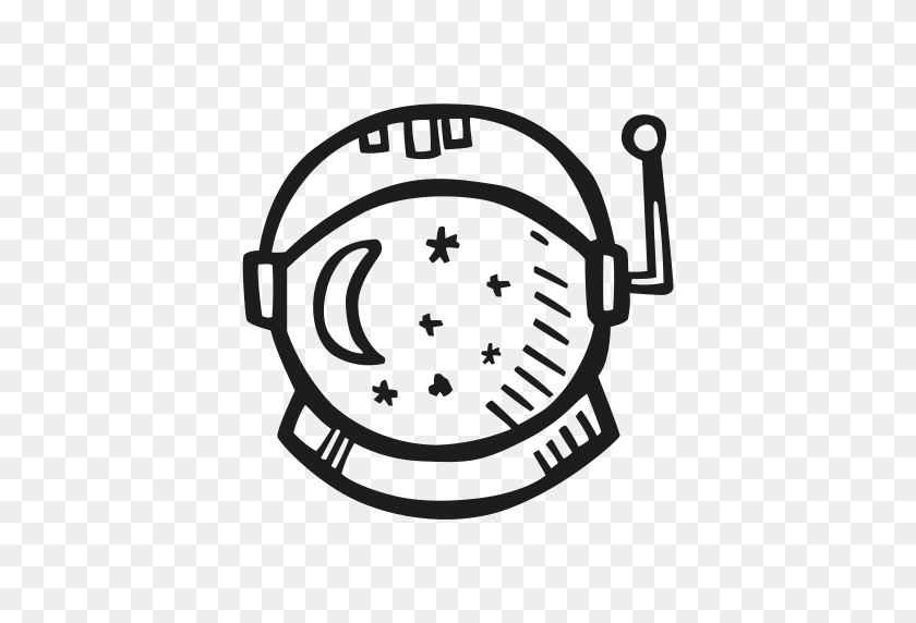 512x512 Космонавт, Значок Шлема Из Космоса - Шлем Космонавта Png