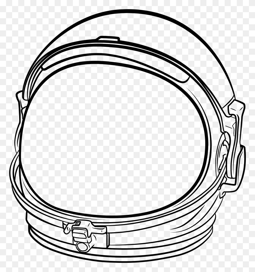 2149x2301 Astronaut Helmet Line Art Icons Png - Space Helmet PNG