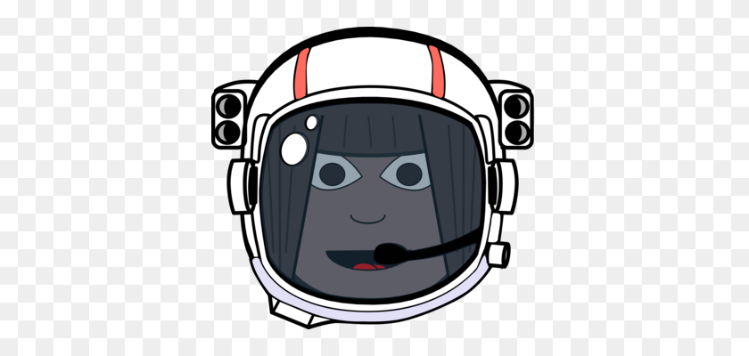 366x340 Astronaut Outer Space Line Art Cartoon Space Suit - Spaceman Clipart