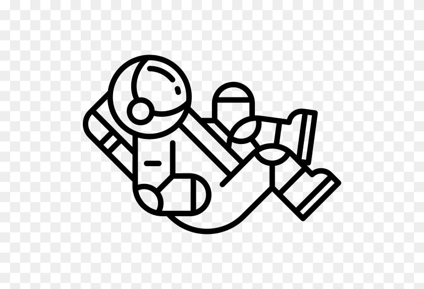 512x512 Astronaut Png Icon - Astronaut Clipart PNG