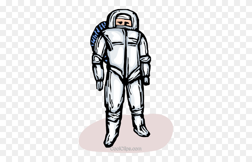 315x480 Astronaut Royalty Free Vector Clip Art Illustration - Boba Clipart