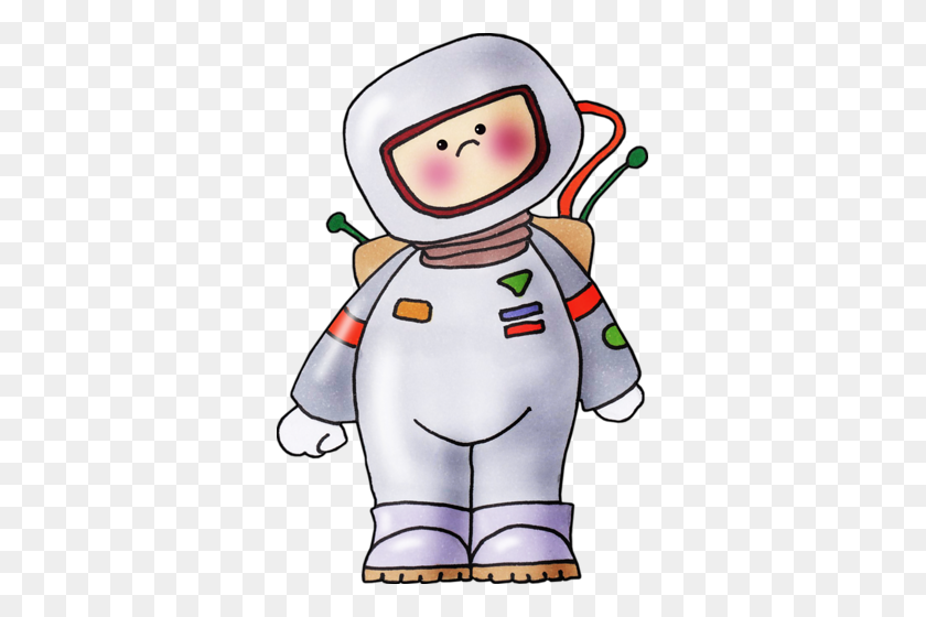 337x500 Astronautas - Cute Star Clipart