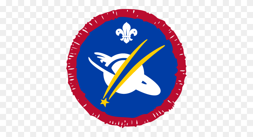 400x397 Astronomer Activity Badge - Boy Scout Emblem Clip Art