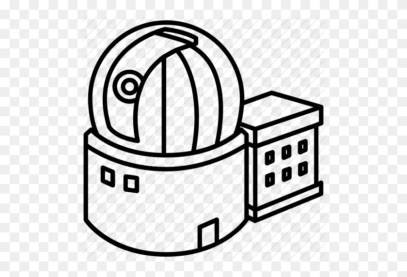 512x512 Astronomy, Building, Dome, Observatory, Telescope Icon - Observatory Clipart