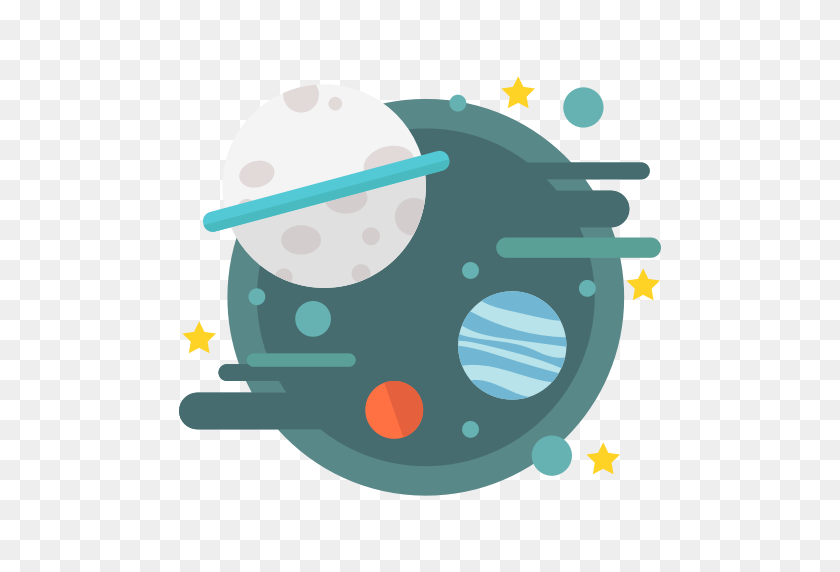 512x512 Astronomy, Galaxy, Planets, Solar, Space, Star, Universe Icon - Universe PNG