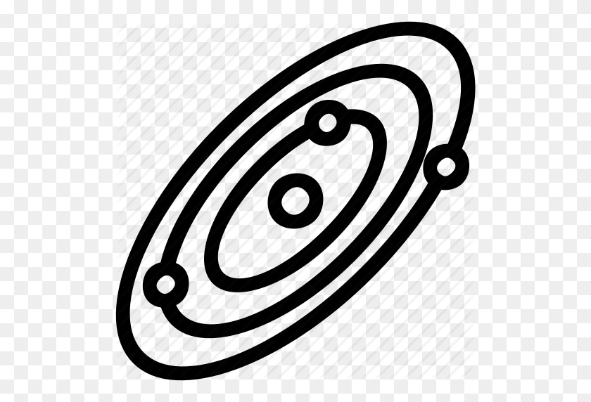 512x512 Astronomía, Órbita, Física, Planeta, Sistema Planetario, Icono Del Sistema Solar - Clipart Del Sistema Solar