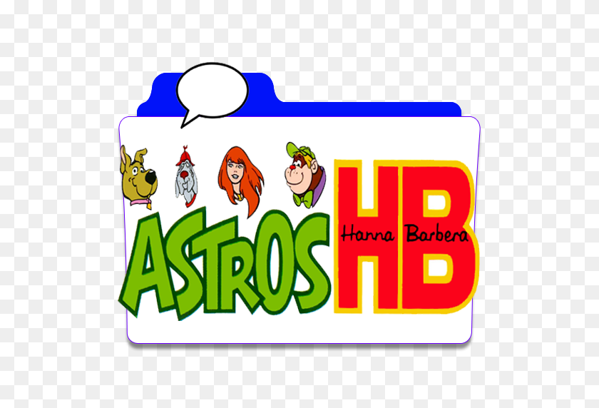 512x512 Astros Hanna Barbera - Astros Clipart