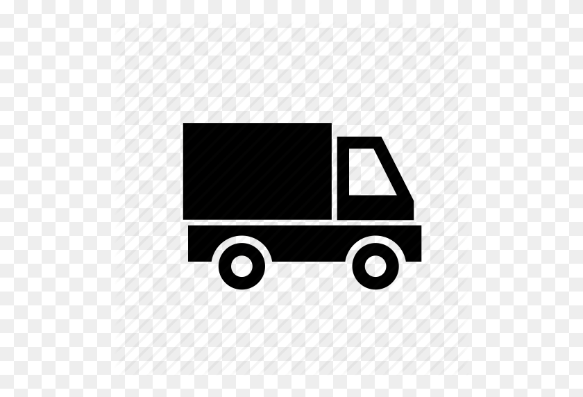512x512 At Home, Delivery, Mail, Truck, Van Icon - Delivery Truck PNG