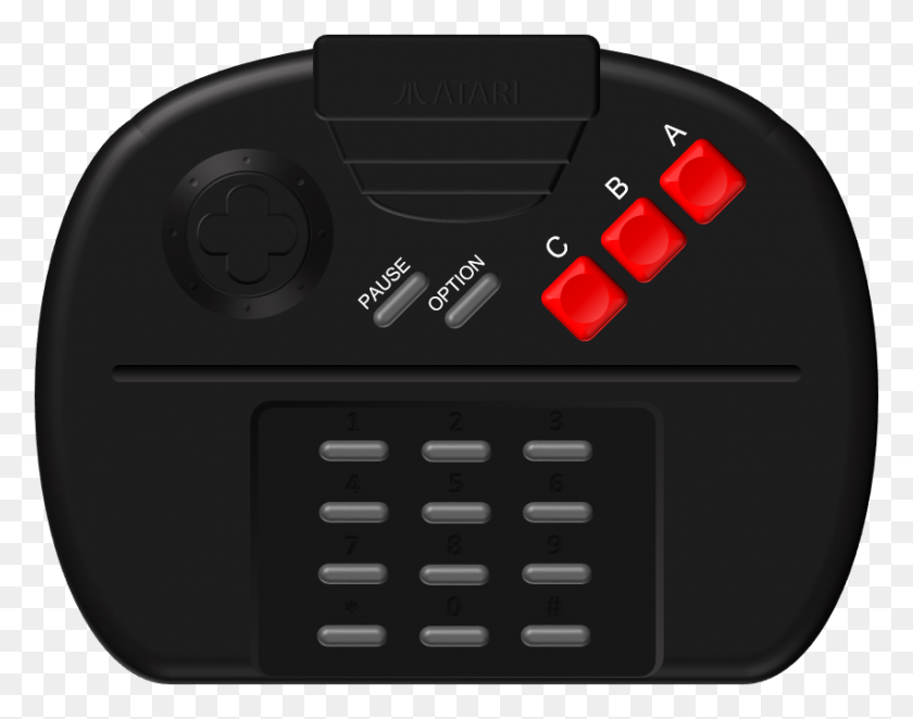 853x659 Controlador Atari Transparente Loadtve - Atari 2600 Png
