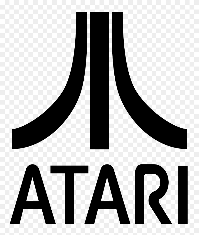 859x1024 Альтернативный Логотип Atari - Клипарт Atari
