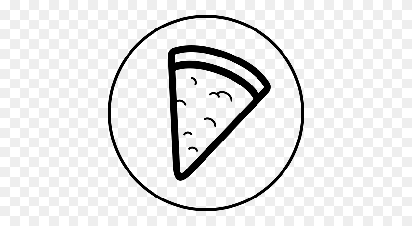 400x400 Athens - Pizza Black And White Clipart