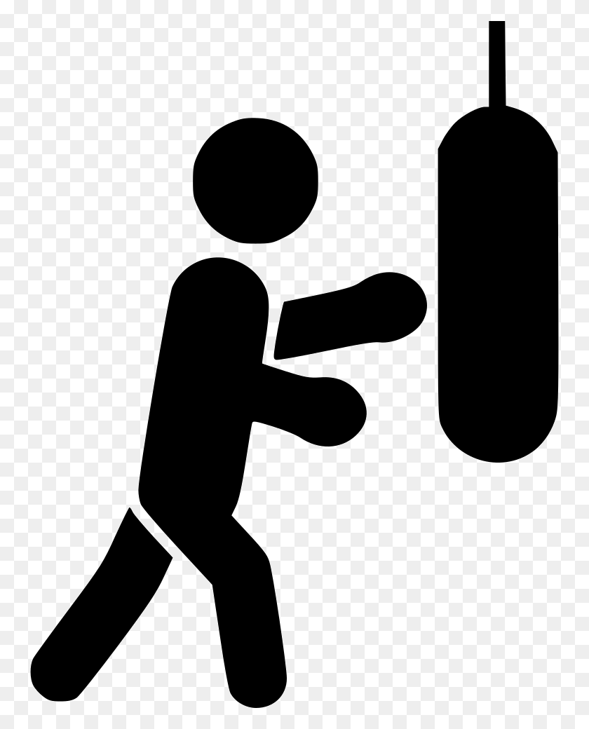 754x980 Athlete Boxing Competition Fight Jab Png Icon Free Download - Fight PNG