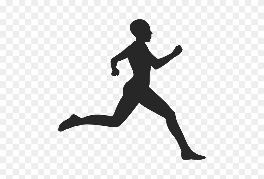 512x512 Atleta Corriendo Silueta - Corriendo Silueta Png