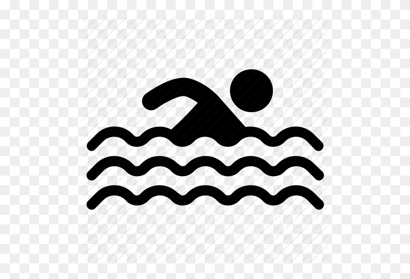 512x512 Atleta, Mar, Deporte, Nadar, Nadador, Natación, Icono De Piscina - Imágenes Prediseñadas De Natación Sincronizada