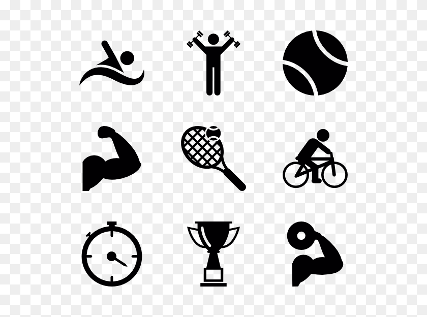 600x564 Athletic Sports Icon Packs - Sport Icon PNG