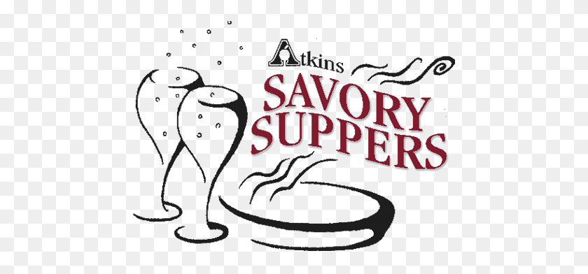 470x332 Atkins Savory Suppers Meal Preparation Prepared Meals - Family Eating Dinner Clipart
