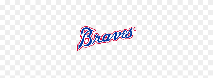 250x250 Atlanta Braves Wordmark Logo Sports Logo History - Braves Logo PNG