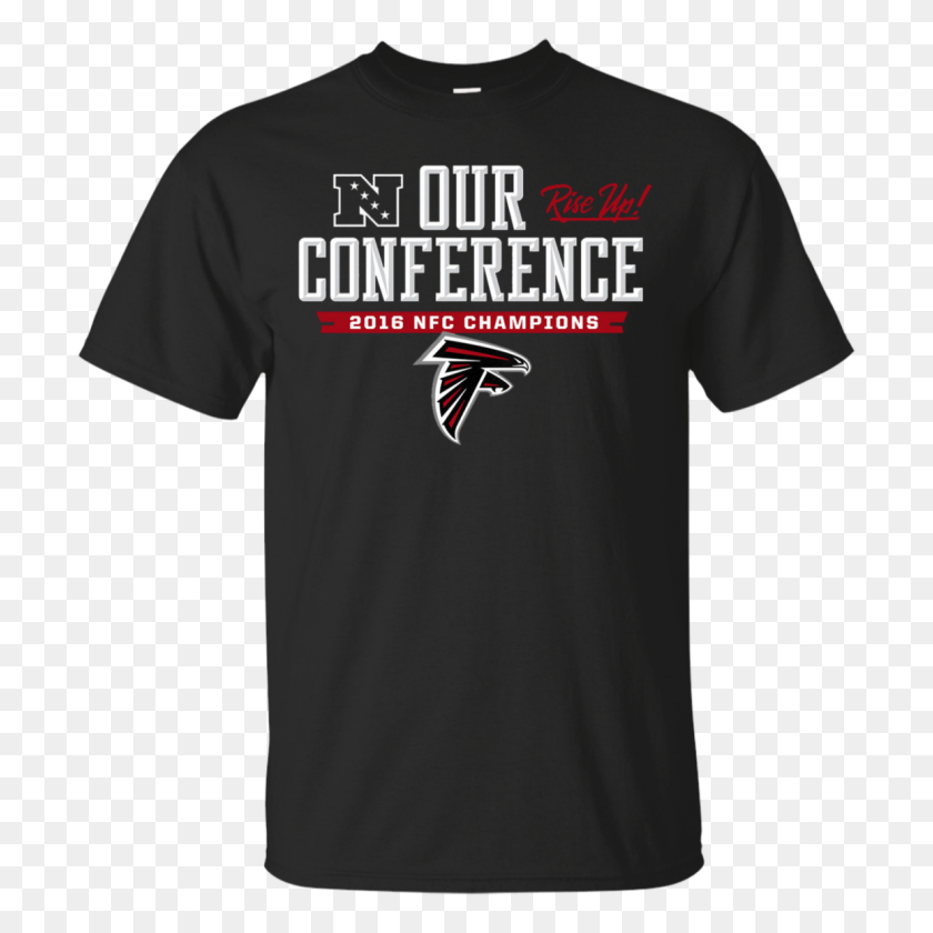 1155x1155 Atlanta Falcons Nike Negro Nfc Conference Champions T Shirt - Atlanta Falcons Png
