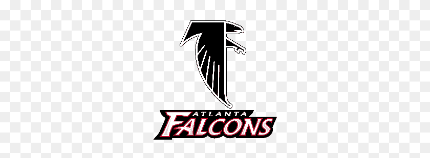 250x250 Atlanta Falcons Wordmark Logotipo De Deportes Logotipo De La Historia - Atlanta Falcons Logotipo Png