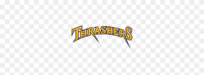 250x250 Atlanta Thrashers Wordmark Logotipo De Deportes Logotipo De La Historia - Thrasher Png