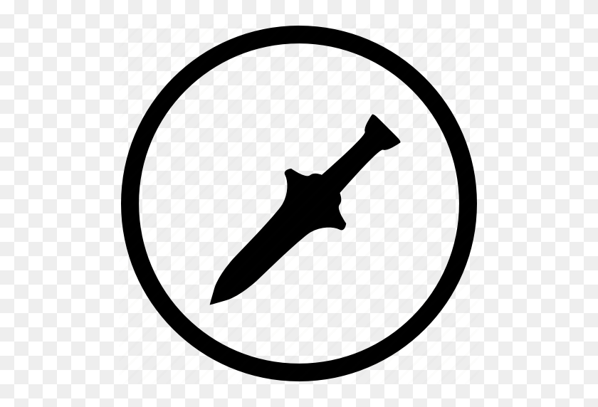 512x512 Atm, Blade, Function, Knife, Short, Sword Icon - Sword Vector Png