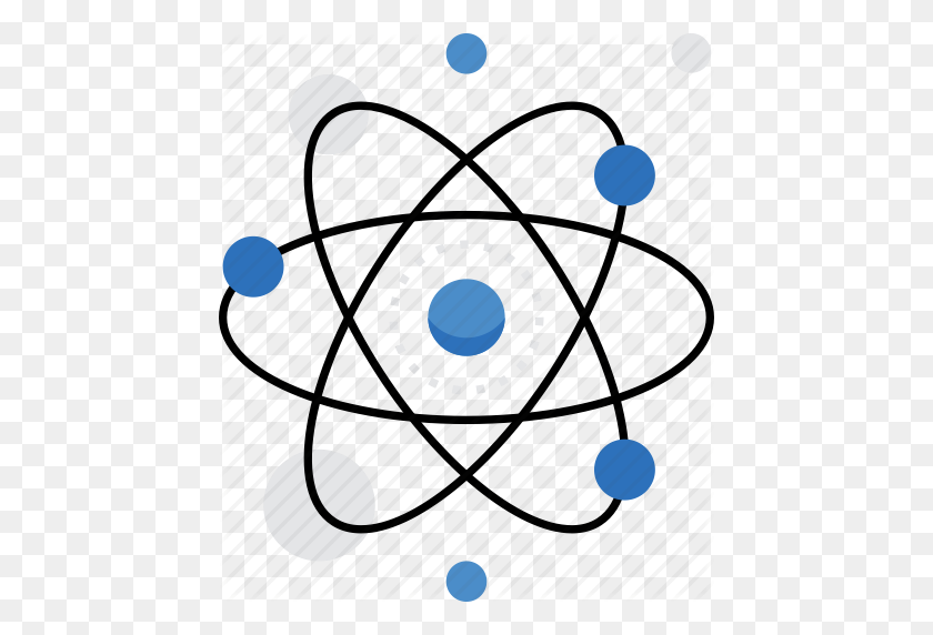 446x512 Значок Источника, Атом, Атом, Цикл, Энергия, Атомная Энергия, Физика - Биосфера Клипарт