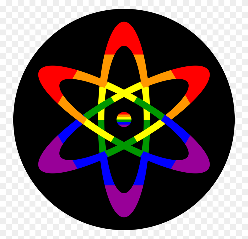 750x750 Átomo De La Química De La Bandera Del Arco Iris De Iconos De Equipo - Facebook Icono De Imágenes Prediseñadas