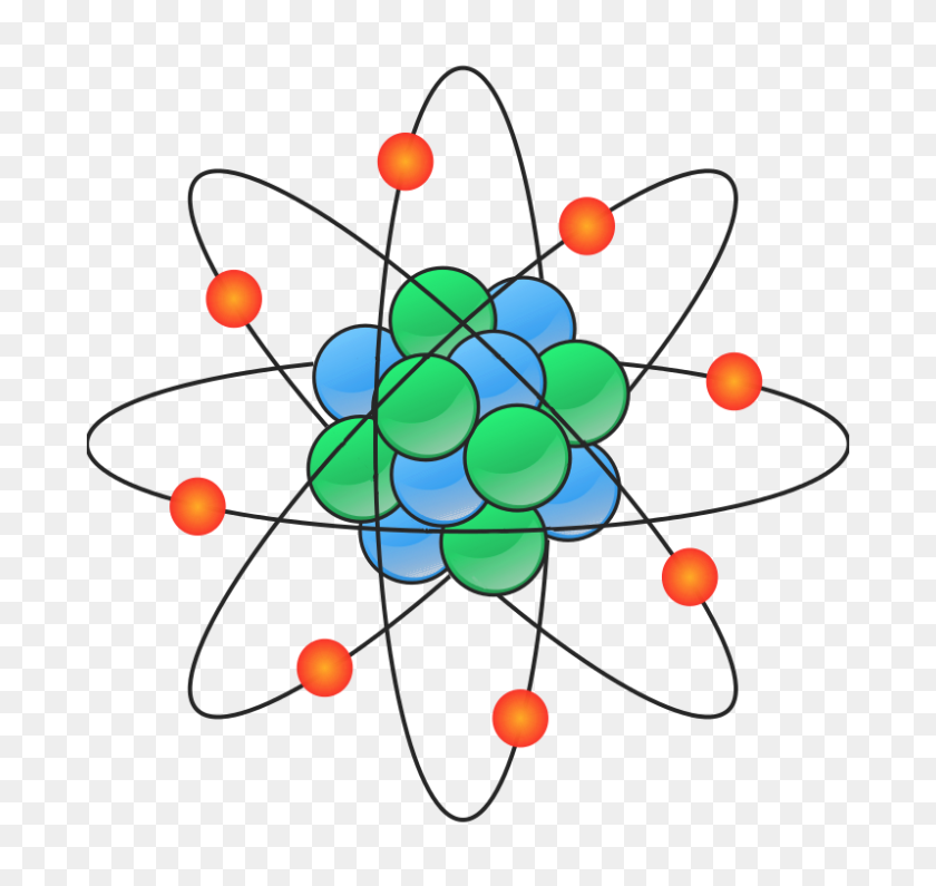 798x752 Atom Clipart - Physical Science Clipart