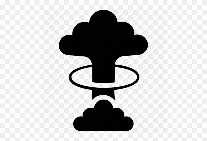 512x512 Atomic Blast, Bomb Blast, Contamination, Explosion Cloud, Mushroom - Mushroom Cloud Clipart