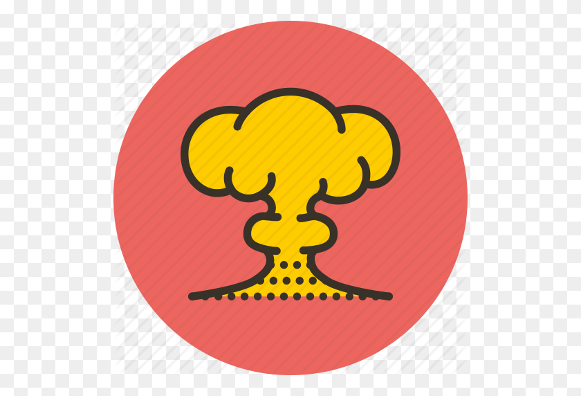 512x512 Атомная, Бомба, Взрыв, Хиросима, Нагасаки, Ядерная, Значок Царя - Ядерный Взрыв В Png