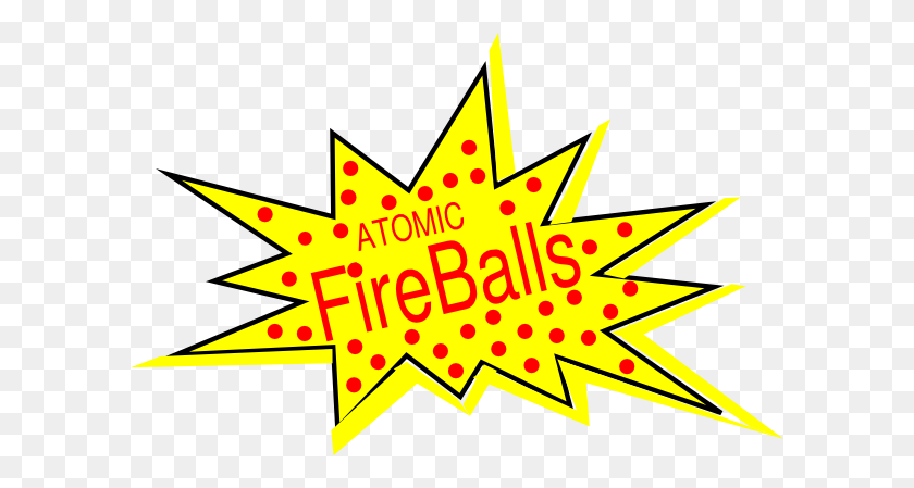 600x389 Atomic Fireballs Logo Clip Art - Nuclear Clipart