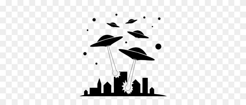 300x300 Attack Invasion Clipart - Ufo Clipart Images