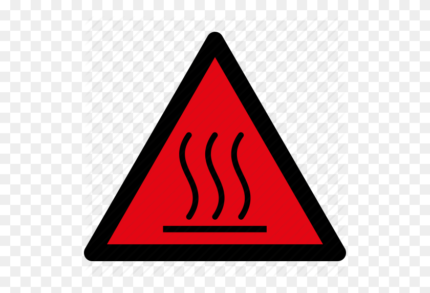 512x512 Attention, Caution, Danger, Hazard, Hot, Surface, Warning Icon - Warning Symbol PNG