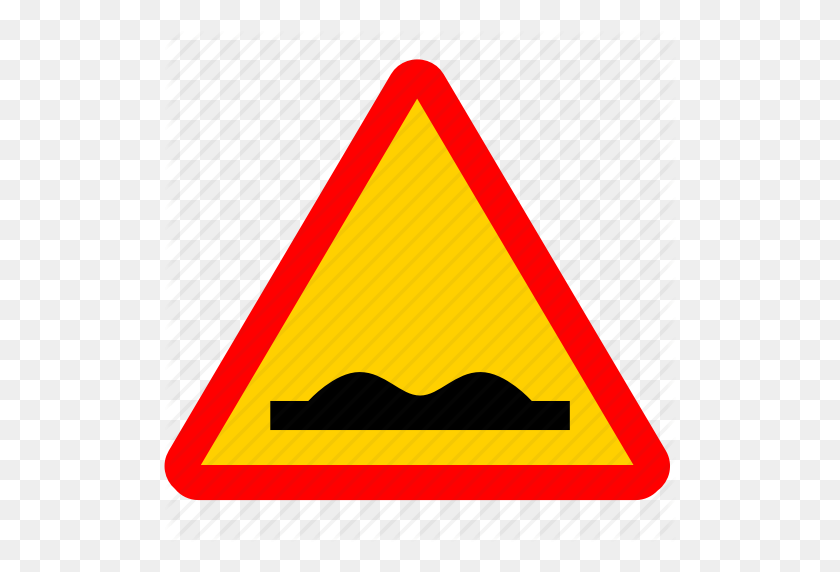 512x512 Attention, Dirt, Road, Rough, Sign, Warning, Way Icon - Dirt Road PNG